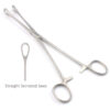 Foerster Sponge Forceps - Straight Serrated Jaws - Image 1