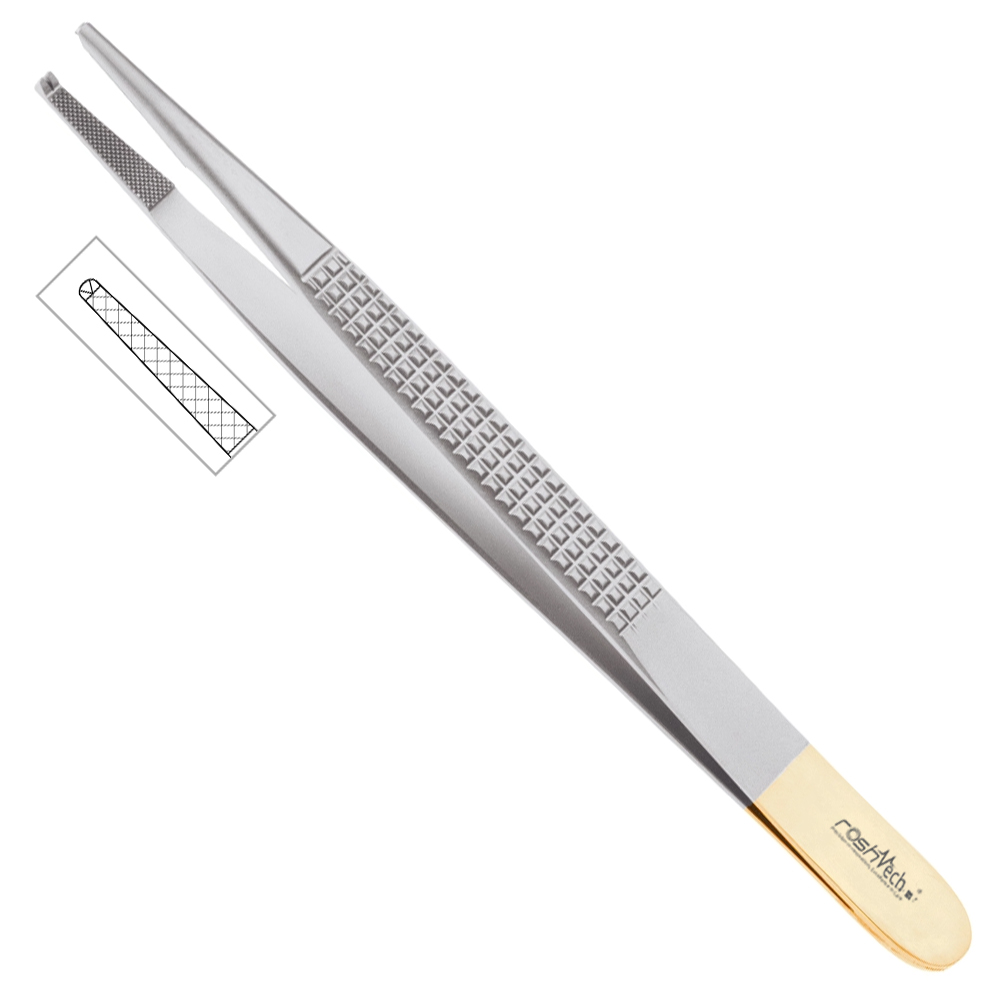 Bonney Tissue Forceps - 17 cm, 1x2 Teeth