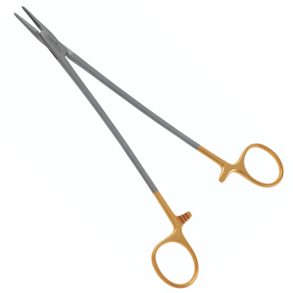 Crile-Wood Needle Holder - TC Serrated Tip, 8"