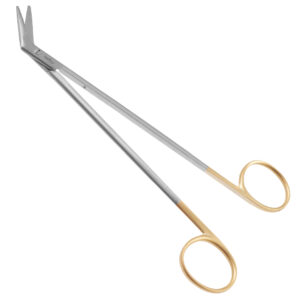 Debakey Scissors - 45° Angle, TC Inserts, 9"