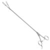 MiCasept Organ Grasping Forceps - Wide, with Hegar Ratchet, Fenestrated Straight Ø6.0mm, 300mm Working Length