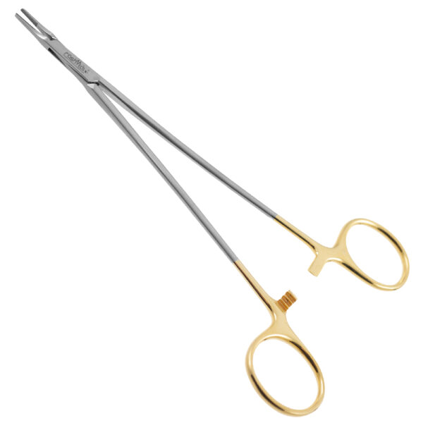 Ryder Needle Holder - TC Serrated, 1mm Jaw Width, 7"