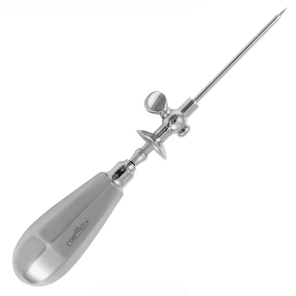 Standard 3mm Shielded Trocar with Stopcock, 12cm